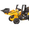 Troctopelle électrique enfant JCB 12V, 2 moteurs 35w, batterie 12V, télécommande parentale 2.4 Ghz Voitures électriques