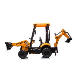 Troctopelle électrique enfant JCB 12V, 2 moteurs 35w, batterie 12V, télécommande parentale 2.4 Ghz Voitures électriques