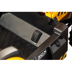 Tractopelle électrique enfant JCB, 2 moteurs 30w, batterie 12v, télécommande parentale 2.4 Ghz Voitures électriques