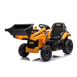 Tractopelle électrique enfant JCB, 2 moteurs 30w, batterie 12v, télécommande parentale 2.4 Ghz Voitures électriques