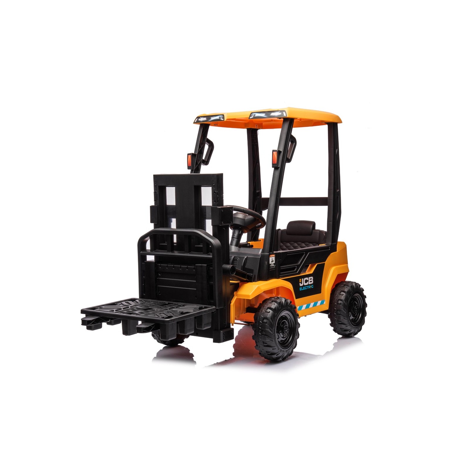 Chariot élévateur électrique enfant JCB, 2 moteurs 30w, batterie 12V, télécommande parentale 2.4 Ghz Voitures électriques