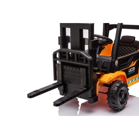 Chariot élévateur enfant électrique JCB 12V avec télécommande parentale | LeMiniRider