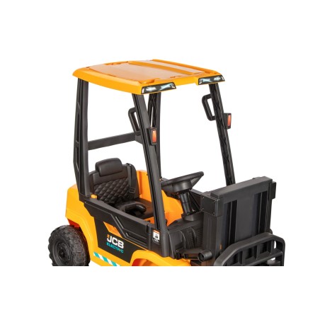 Chariot élévateur enfant électrique JCB 12V avec télécommande parentale | LeMiniRider
