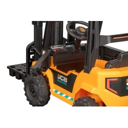 Chariot élévateur enfant électrique JCB 12V avec télécommande parentale | LeMiniRider