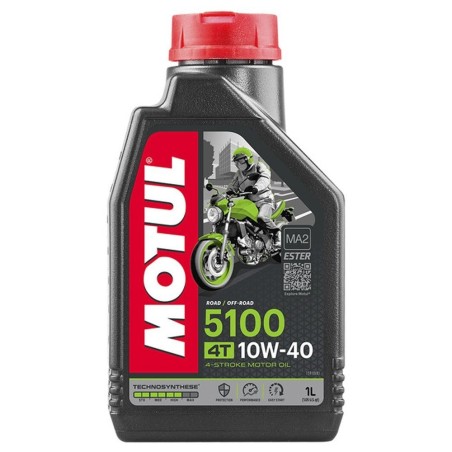 Huile Motul Motocross et Quads 5100 10W40 4T - 1 Litre