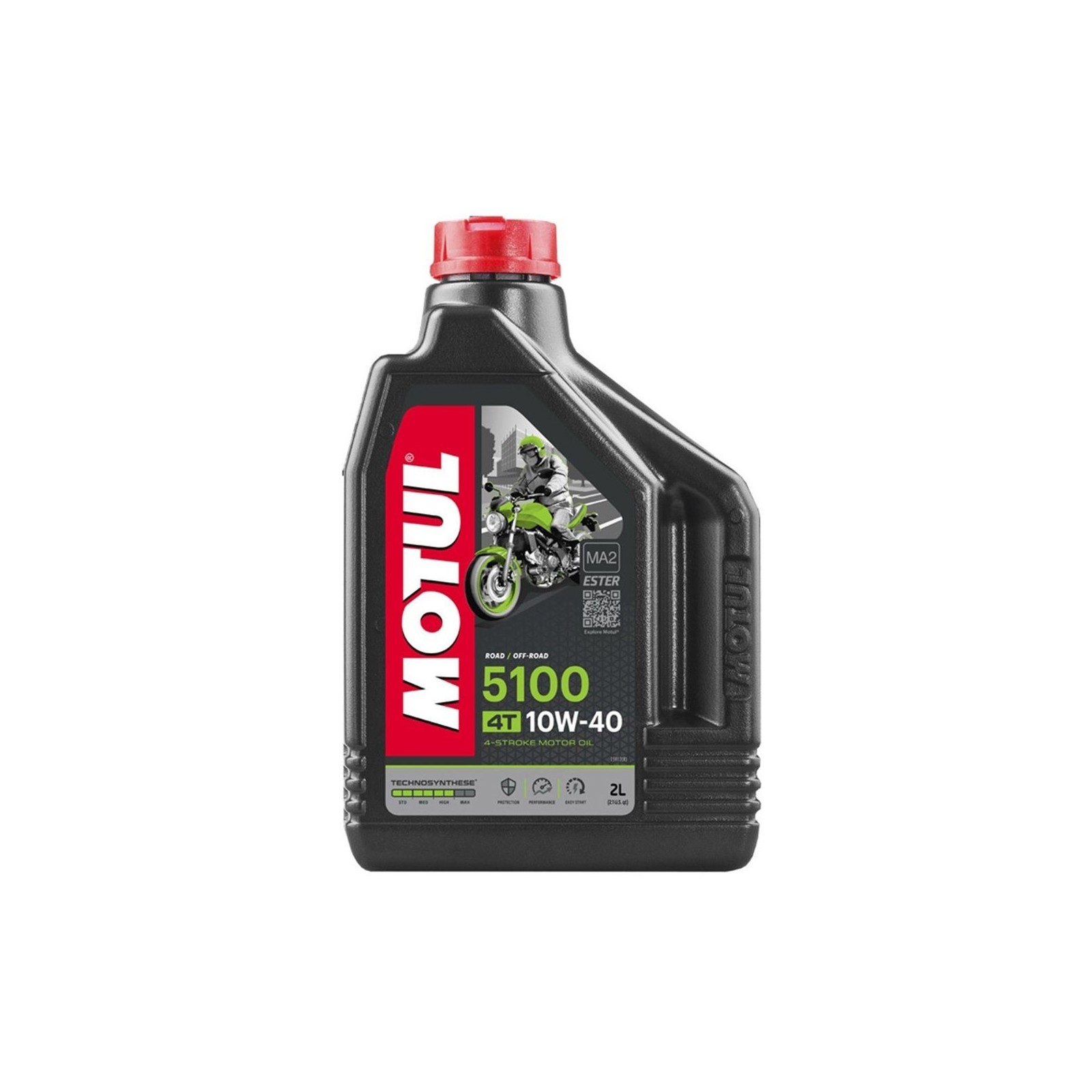 Huile MOTUL 5100 10W40 4T - 2 Litres