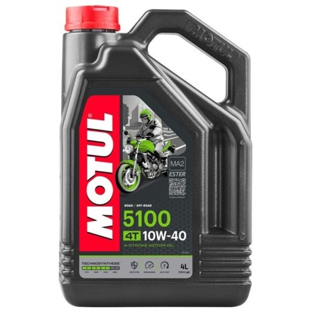 Huile MOTUL 5100 10W40 4T - 4 Litres