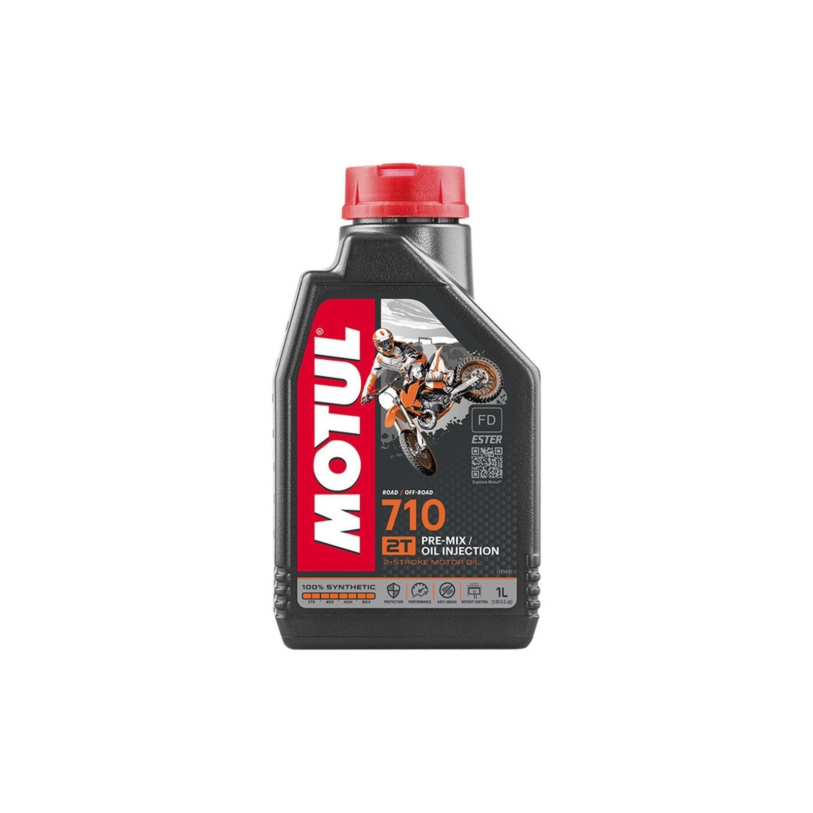 Huile moteur 710 2T 1L 100% synthétique
