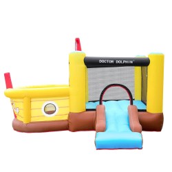 Château gonflable pirate enfant avec souffleur 350w