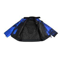 Veste Motocross Enfant KIMO BRO Bleu avec Protections | LeMiniRider