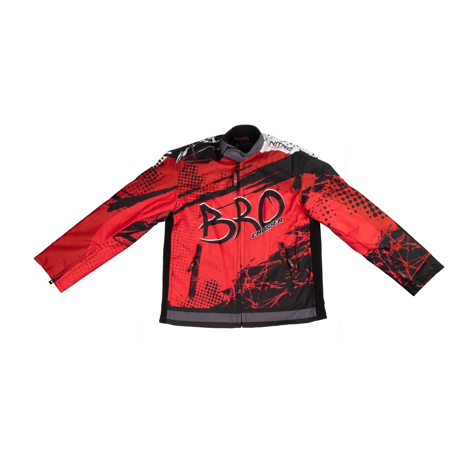 Veste Motocross Enfant KIMO BRO Bleu avec Protections | LeMiniRider