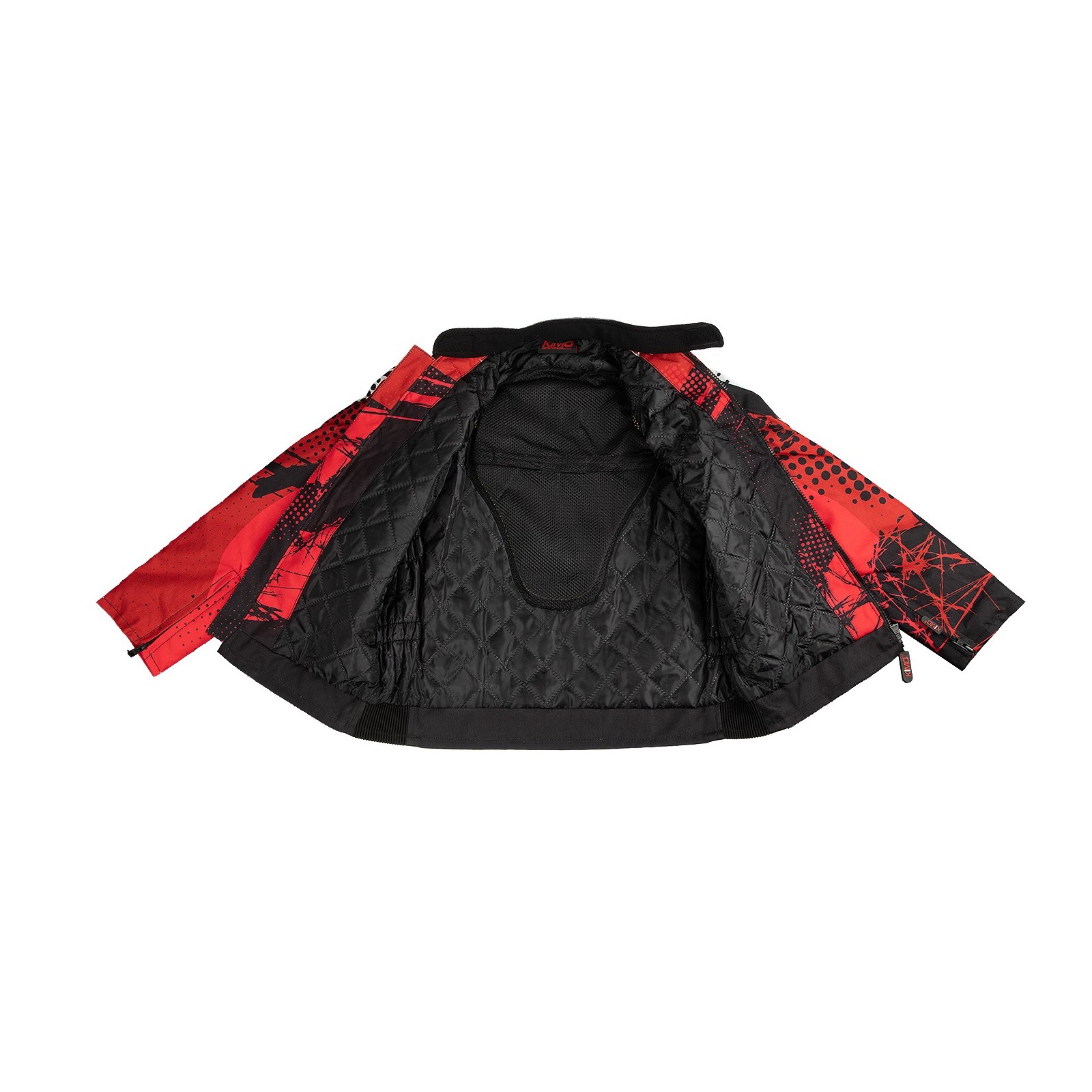 Veste LMR Kimo motocross enfant avec protections intégrées - rouge