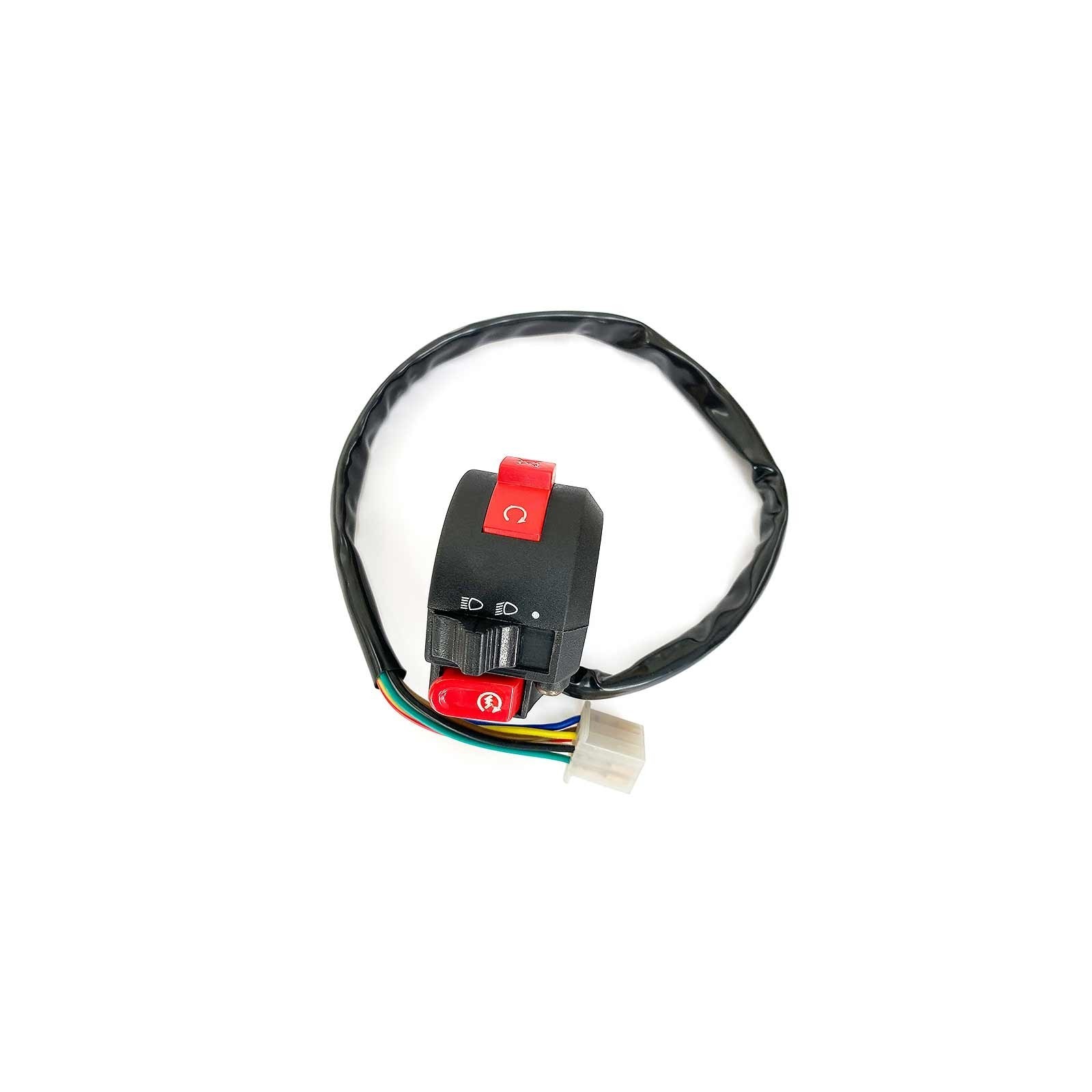 Pièces détachées Dirt bike, Pit bike Commodo 3 fonctions - Broche mÃ¢le LMR PARTS