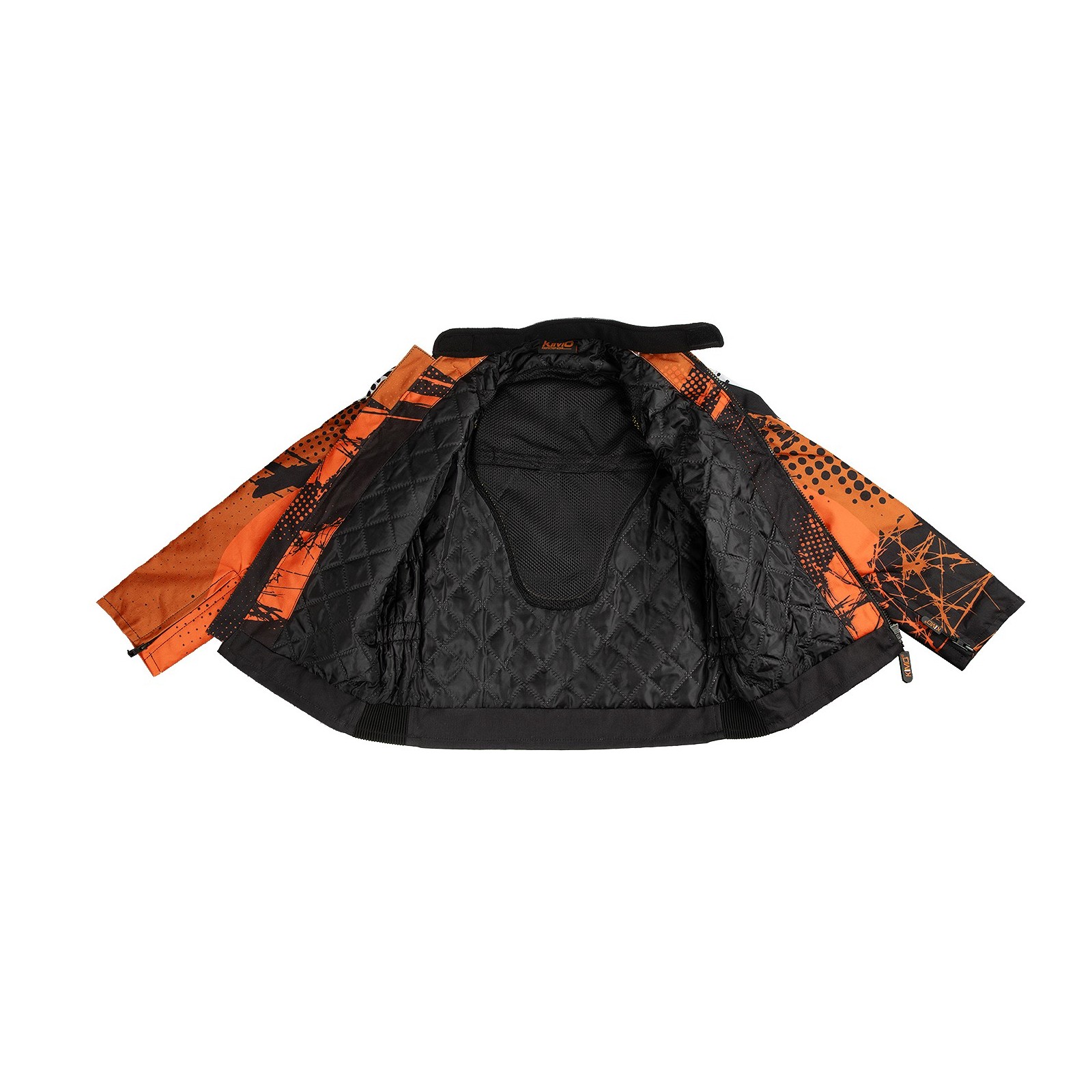 Veste LMR Kimo motocross enfant avec protections intégrées - orange