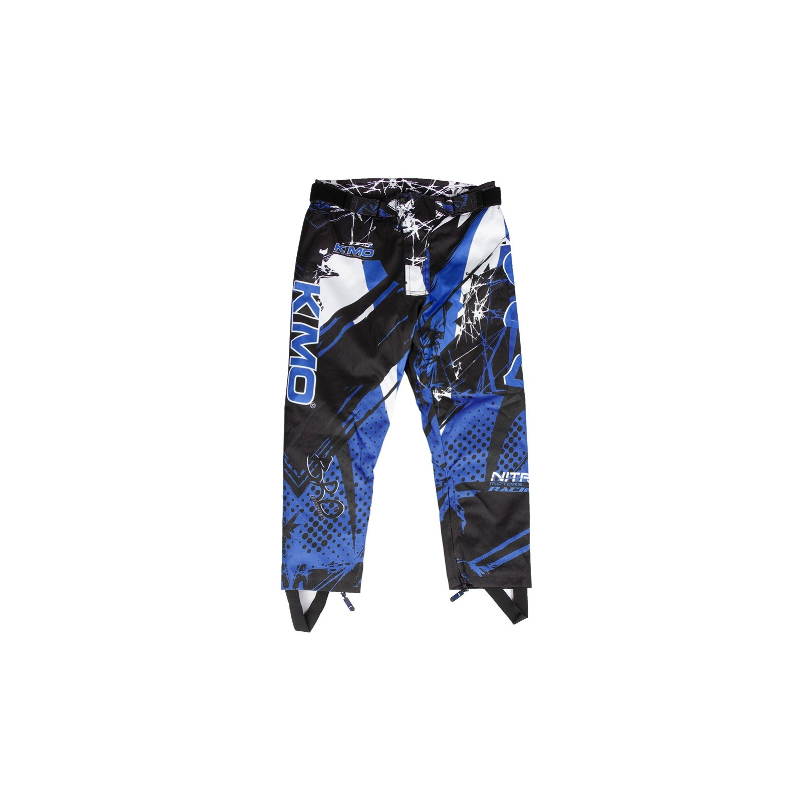 Pantalon Motocross Enfant KIMO BRO avec Protections - bleu