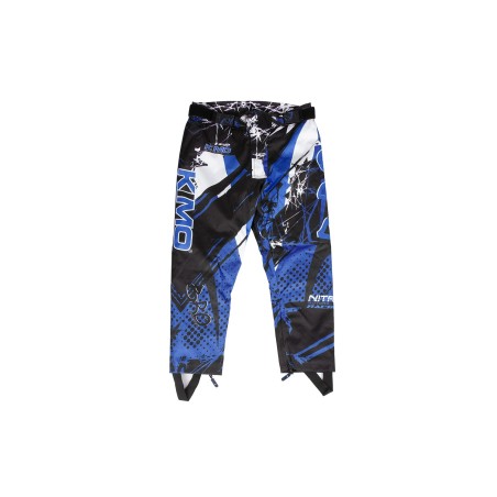 Pantalon Motocross Enfant KIMO BRO avec Protections - bleu