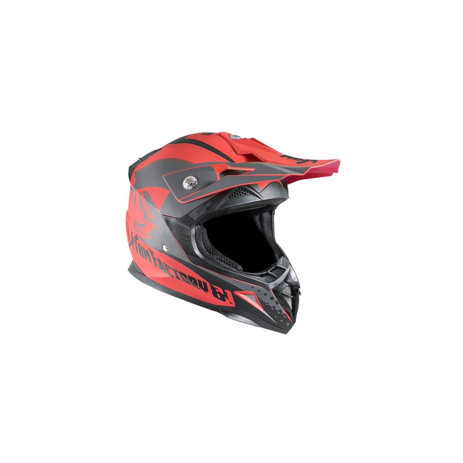 Casque enfant cross XTRM - rouge