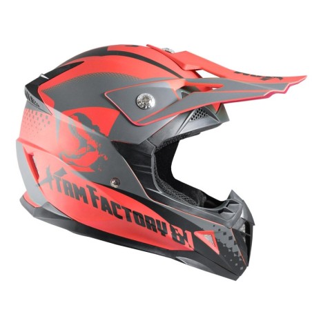 Casque enfant cross XTRM - rouge