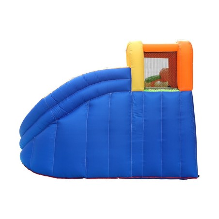 Château gonflable écureuil jump enfant avec toboggan et souffleur 450w