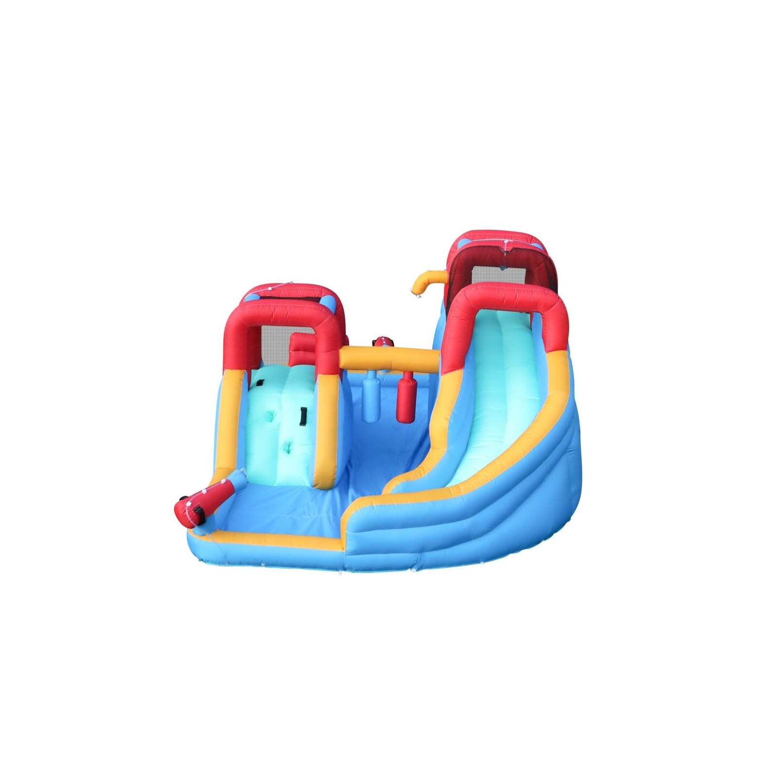 Parc aquatique gonflable Waterworld enfant avec aire de jeux et souffleur 750w