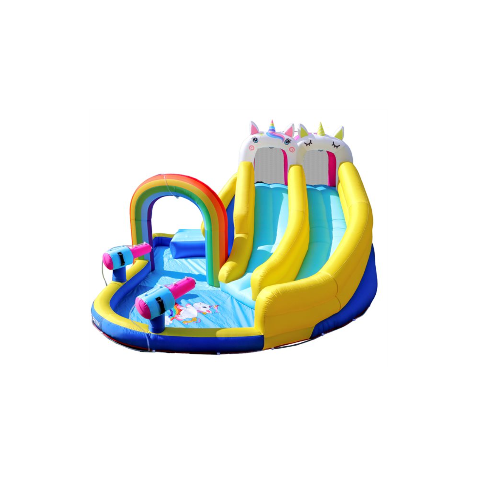 Château gonflable licorne enfant avec souffleur 750w