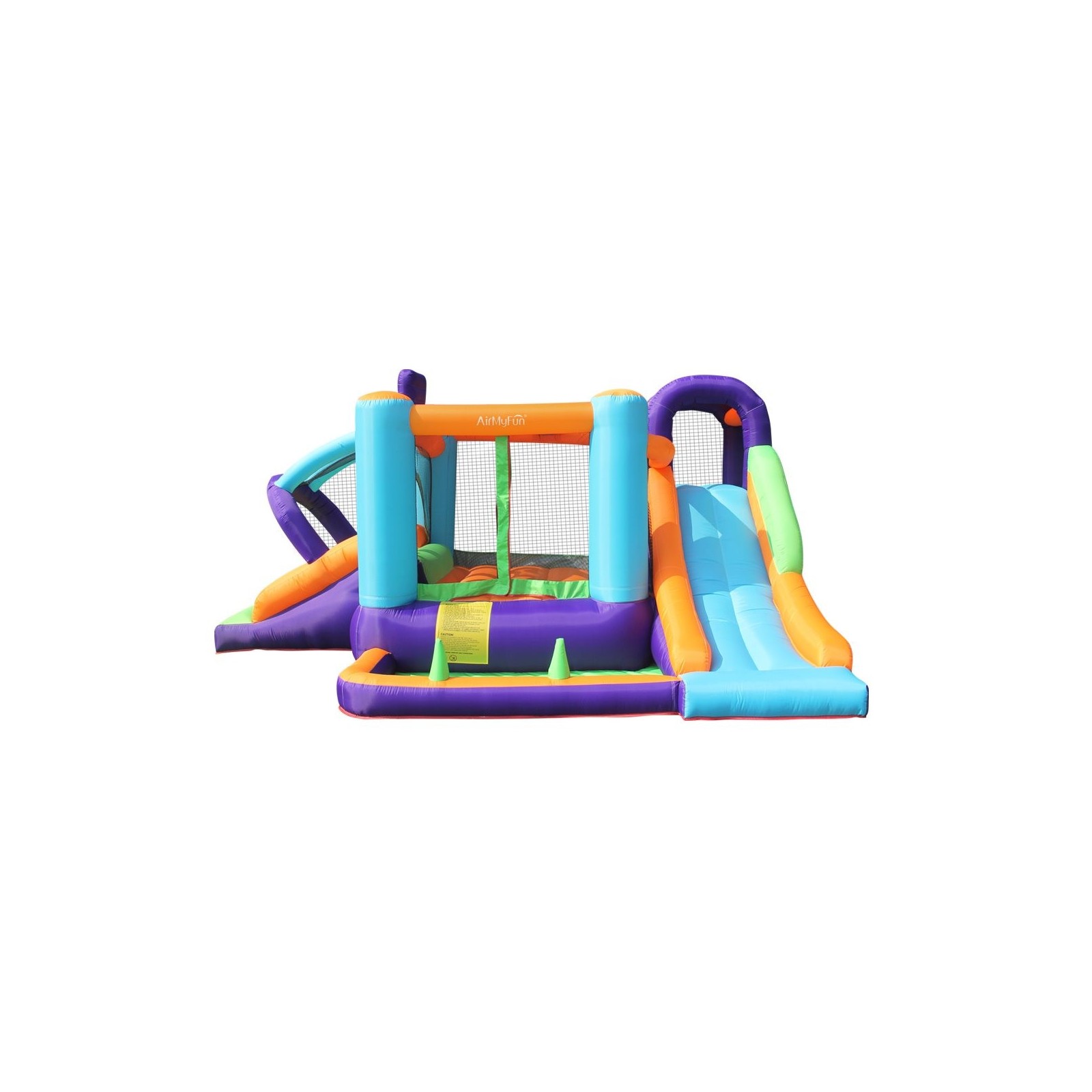 Château gonflable enfant Jump'n fun avec aire de jeux et souffleur 450w