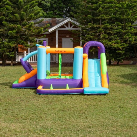 Château gonflable enfant Jump'n fun avec aire de jeux et souffleur 450w