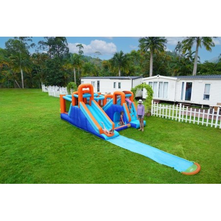 Parc aquatique enfant Waterslide avec aire de jeux et souffleur 750w