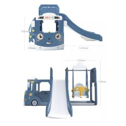 Aire de jeux camion et toboggan LeMiniRider FunTruck