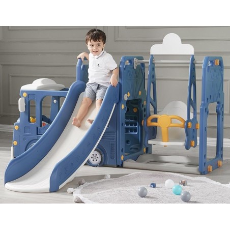 Aire de jeux camion et toboggan LeMiniRider FunTruck