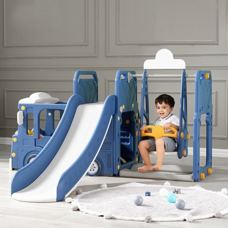 Aire de jeux camion et toboggan LeMiniRider FunTruck