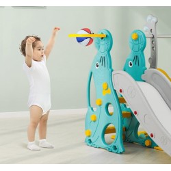 Toboggan Enfant avec Panier de Basket LeMiniRider Fun Sea Lion