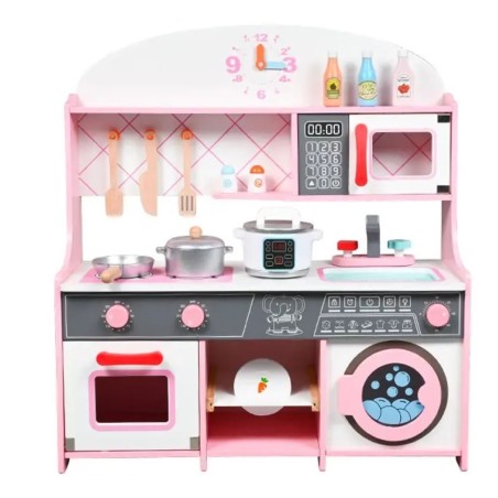 Cuisine enfant en Bois avec accessoires - LeMiniRider Emma's Kitchen