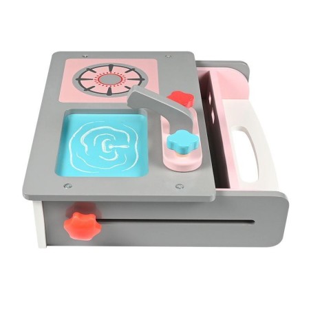 Cuisine Enfant Pliable en Bois LeMiniRider Eazi Kitchen rose