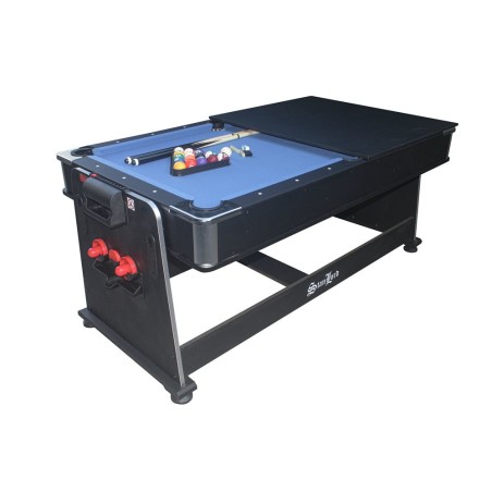 Table de jeux 3-en-1 Billard, Hockey sur Air et Ping-Pong