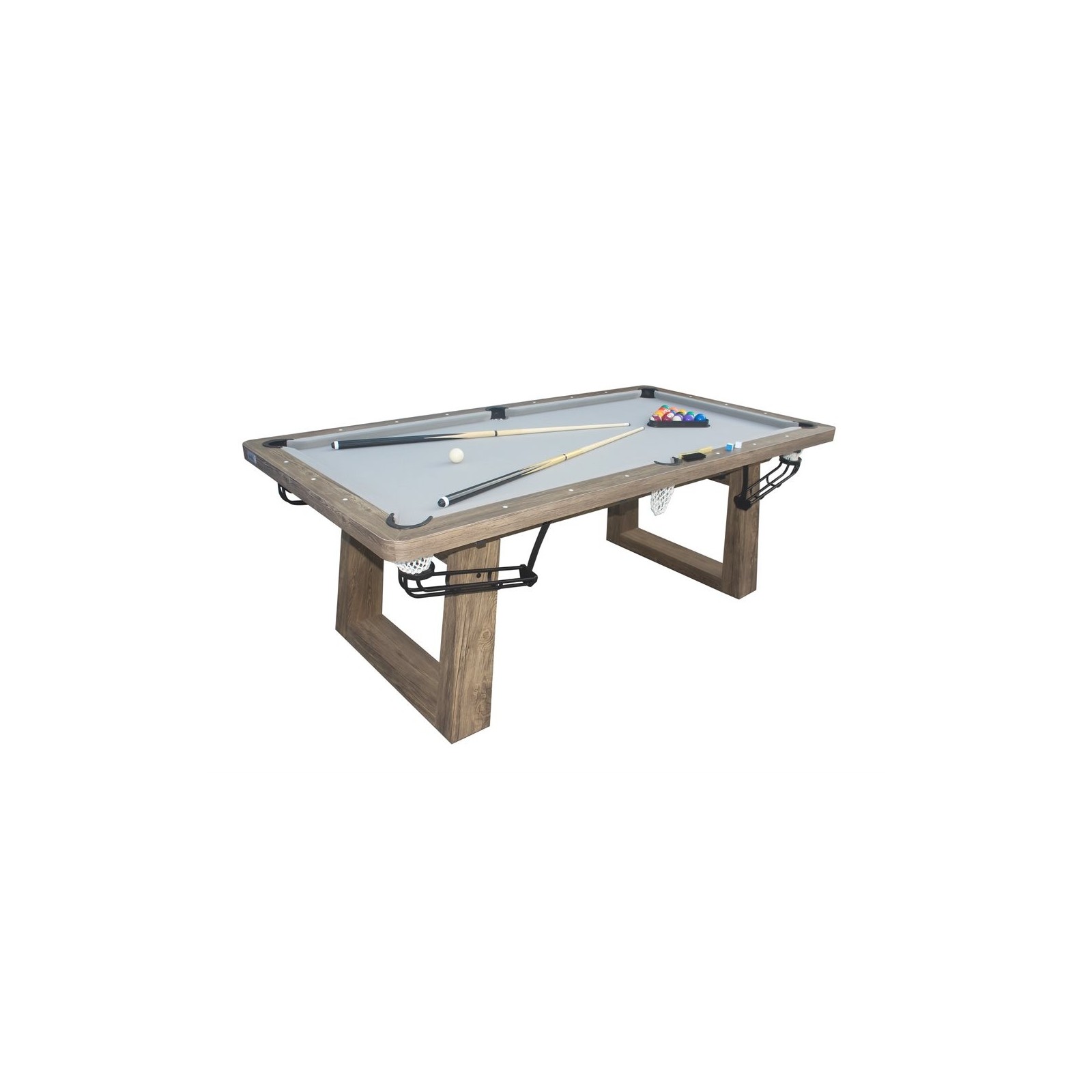 Table Multi-Jeux Stanlord Catania 3 en 1 : Billard, Tennis de Table & Table à Manger