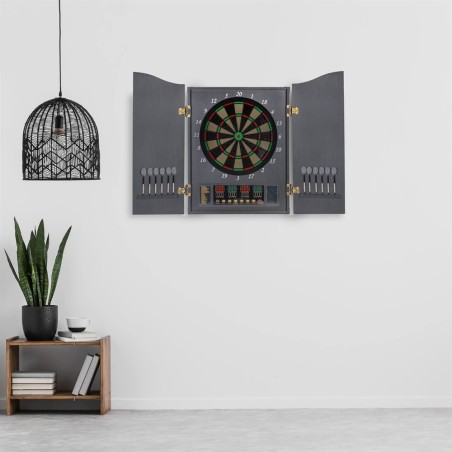 Cible fléchettes électroniques avec compteur - 27 jeux