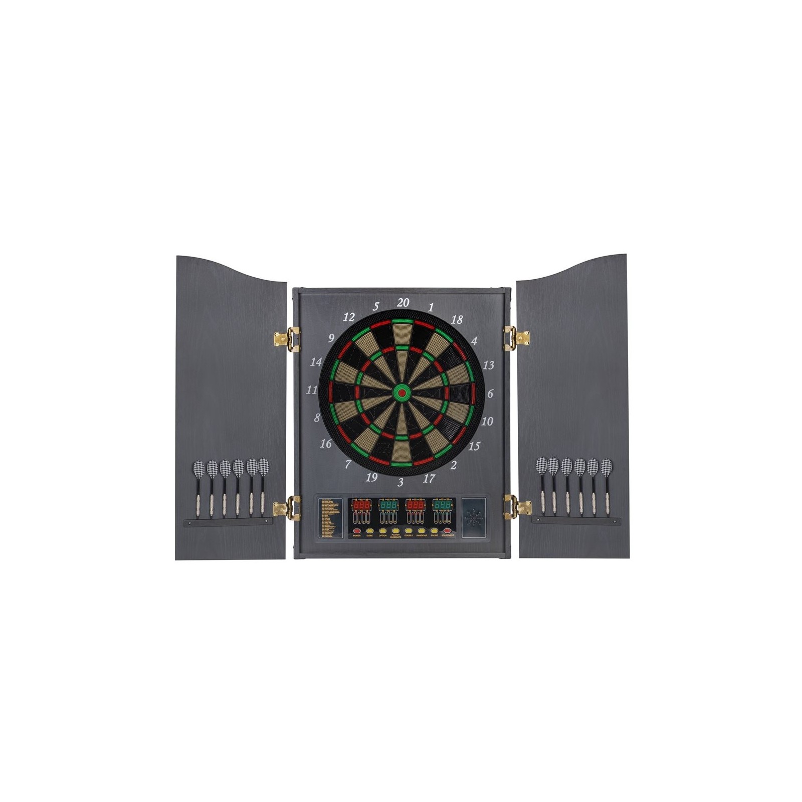 Cible fléchettes électroniques avec compteur - 27 jeux