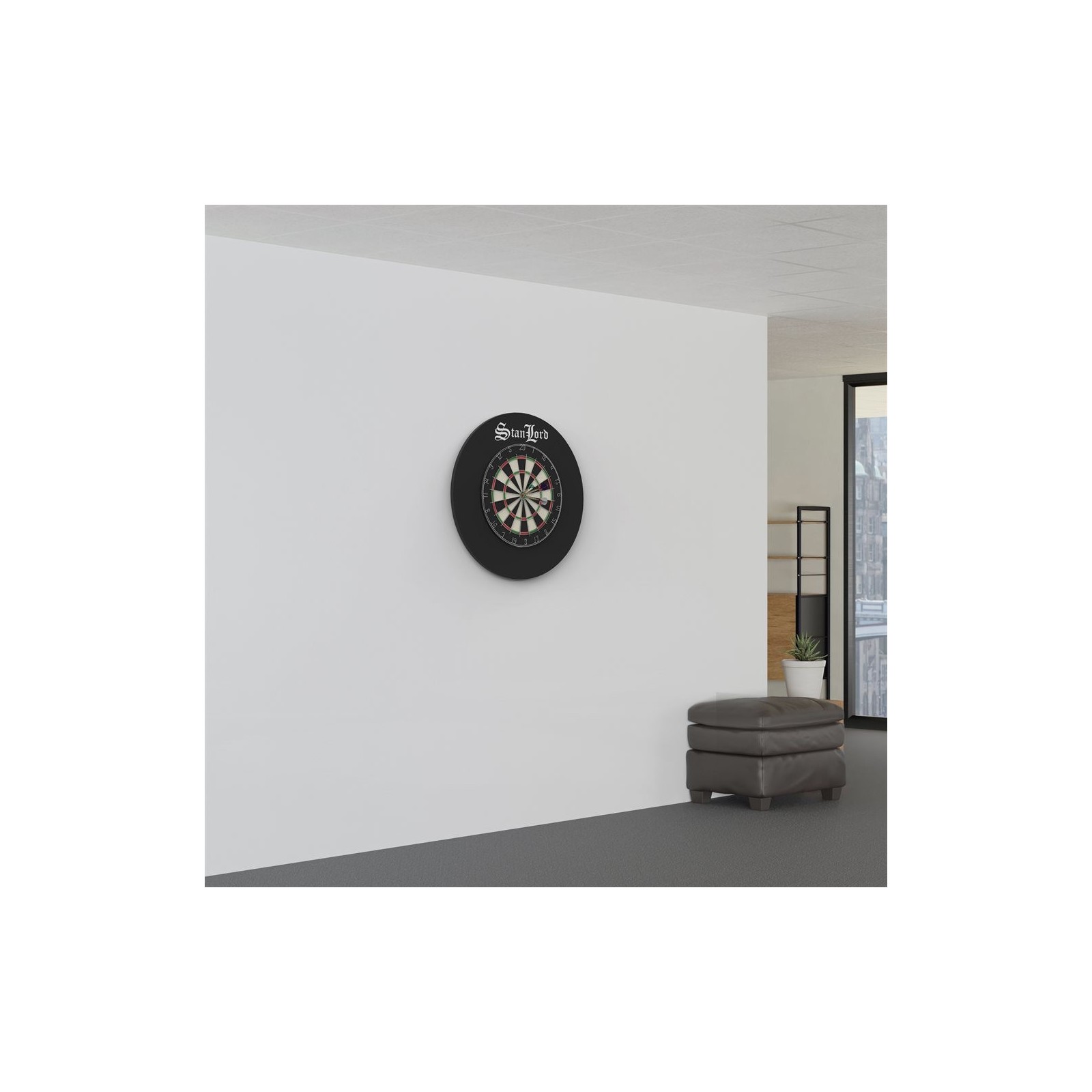 Anneau de Protection Stanlord Catella EVA Noir | Protection pour Cible de Fléchettes