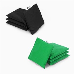 Sacs de Cornhole Stanlord Pro vert & noir - Lot de 8 Sacs