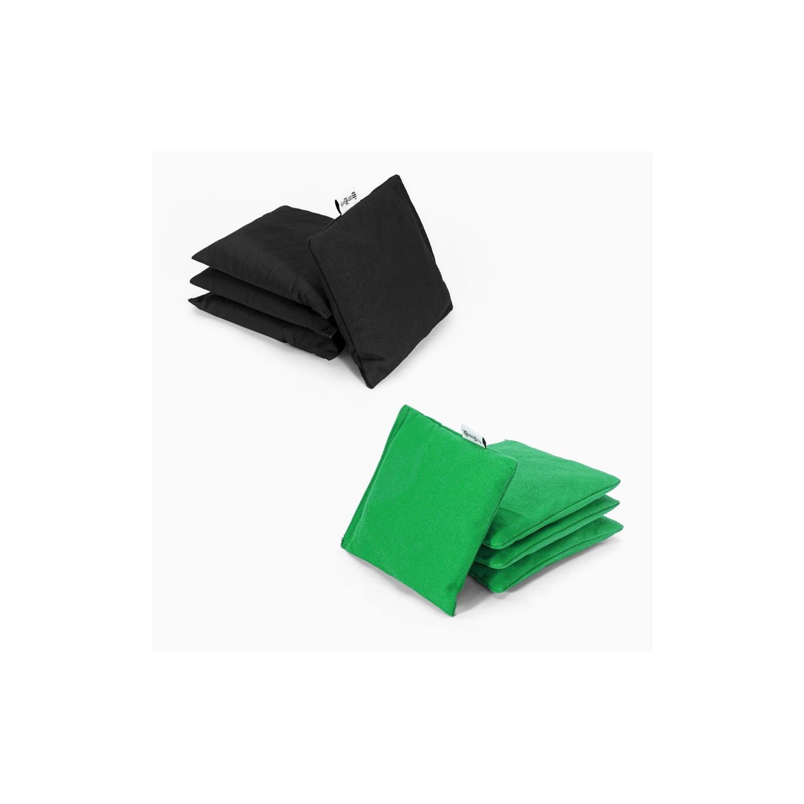Sacs de Cornhole Stanlord Pro vert & noir - Lot de 8 Sacs