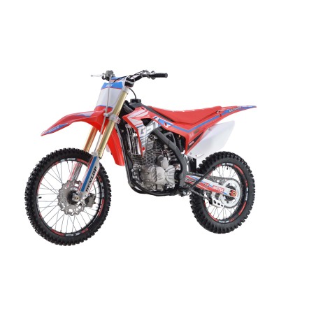 Motocross 250 cm3 18/21" - Gunshot édition 2021 rouge et noir