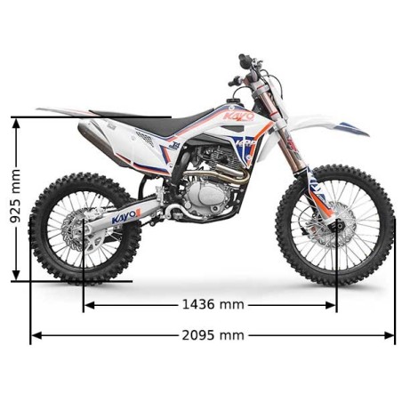 Motocross Kayo T4 250cc 21/18" - LeMiniRider