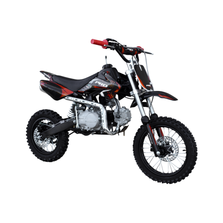 Dirt bike, Pit bike Probike 125cc 12/14 rouge pour adolescents et adultes