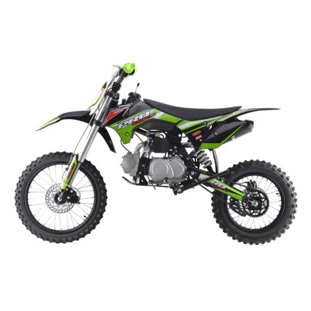 Dirt bike probike 125cc s 14/17 - vert - LeMiniRider