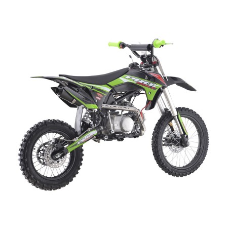 Dirt bike probike 125cc s 14/17 - vert - LeMiniRider