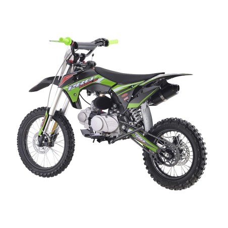 Dirt bike probike 125cc s 14/17 - vert - LeMiniRider