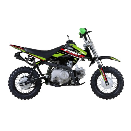 Dirt bike 50cc vert pour enfant