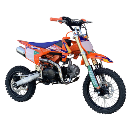 Dirt bike probike 125cc 12/14" - orange - LeMiniRider