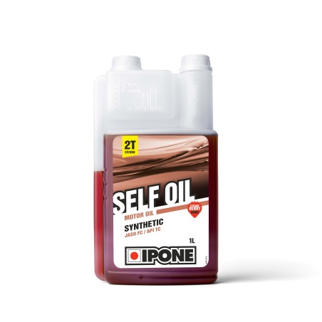 Huile moteur 2T ipone self oil senteur fraise 1L